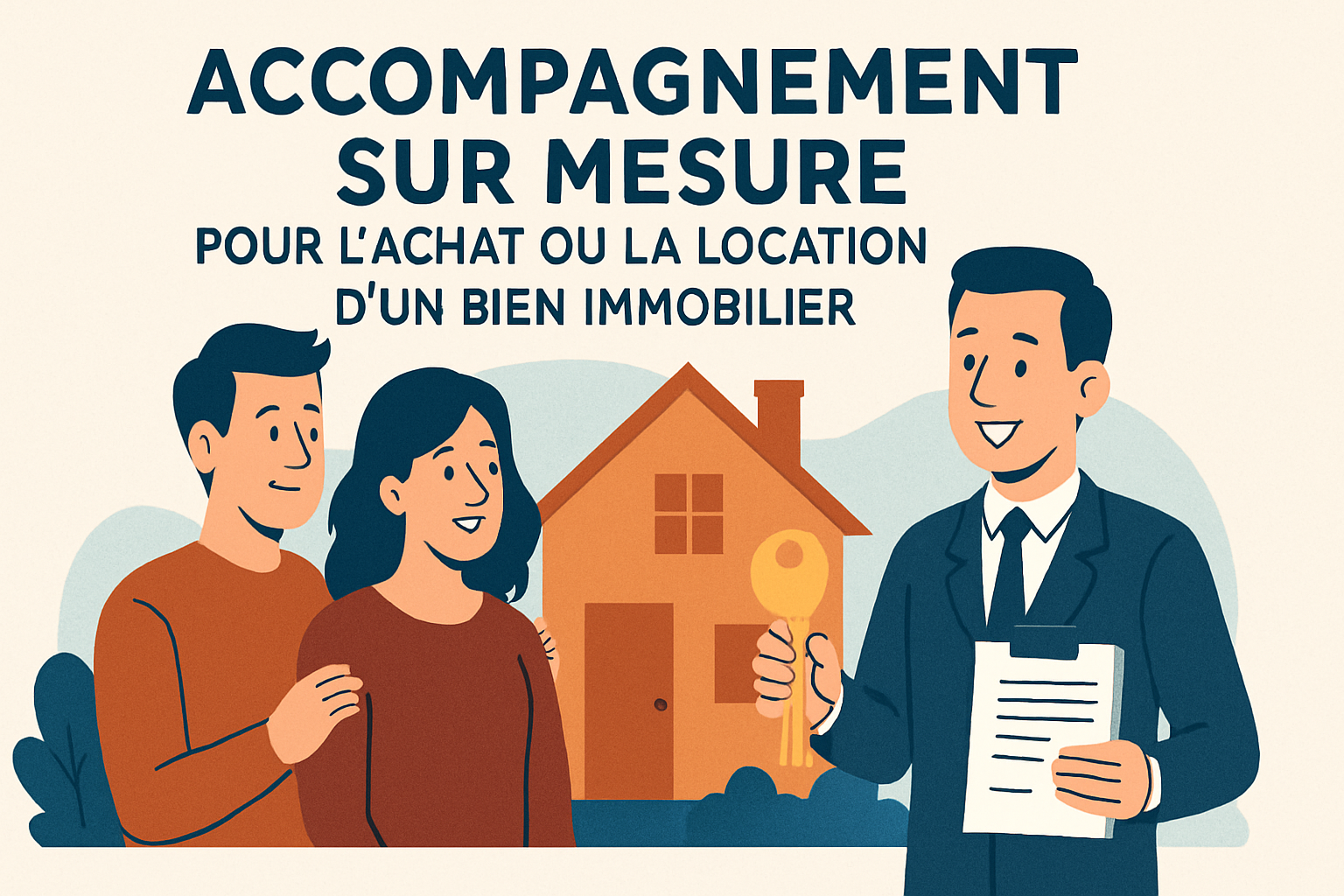 Accompagnement sur mesure pour l’achat ou la location d’un bien immobilier